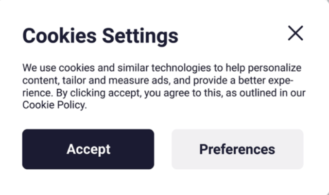 Cookies Settings